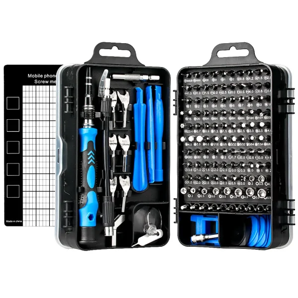 135 In 1 Screwdriver Set CRV Steel Magnetic Screwdriver Bits Repair Phone PC Tool Kit Precision Torx Hex Screw Driver Hand Tools - Image 3