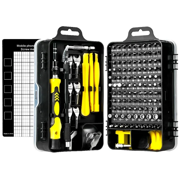 135 In 1 Screwdriver Set CRV Steel Magnetic Screwdriver Bits Repair Phone PC Tool Kit Precision Torx Hex Screw Driver Hand Tools - Image 5