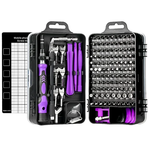 135 In 1 Screwdriver Set CRV Steel Magnetic Screwdriver Bits Repair Phone PC Tool Kit Precision Torx Hex Screw Driver Hand Tools - Image 2