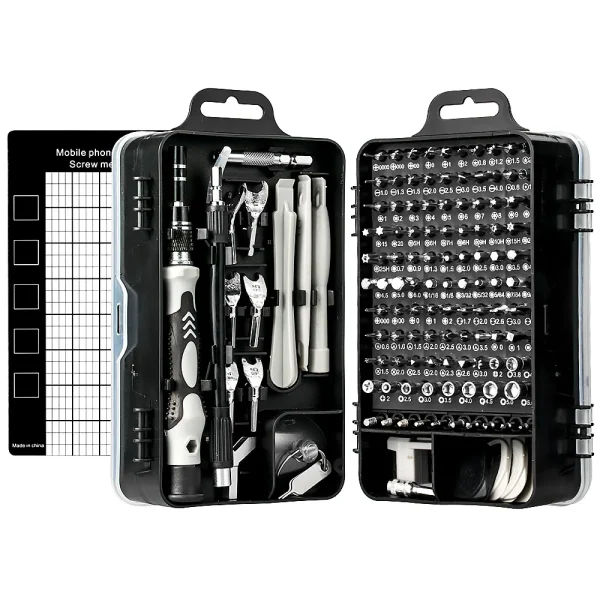 135 In 1 Screwdriver Set CRV Steel Magnetic Screwdriver Bits Repair Phone PC Tool Kit Precision Torx Hex Screw Driver Hand Tools - Image 6